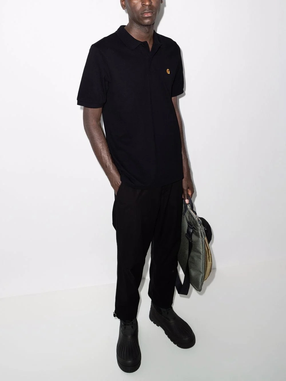 Chase logo-embroidered polo shirt - 4