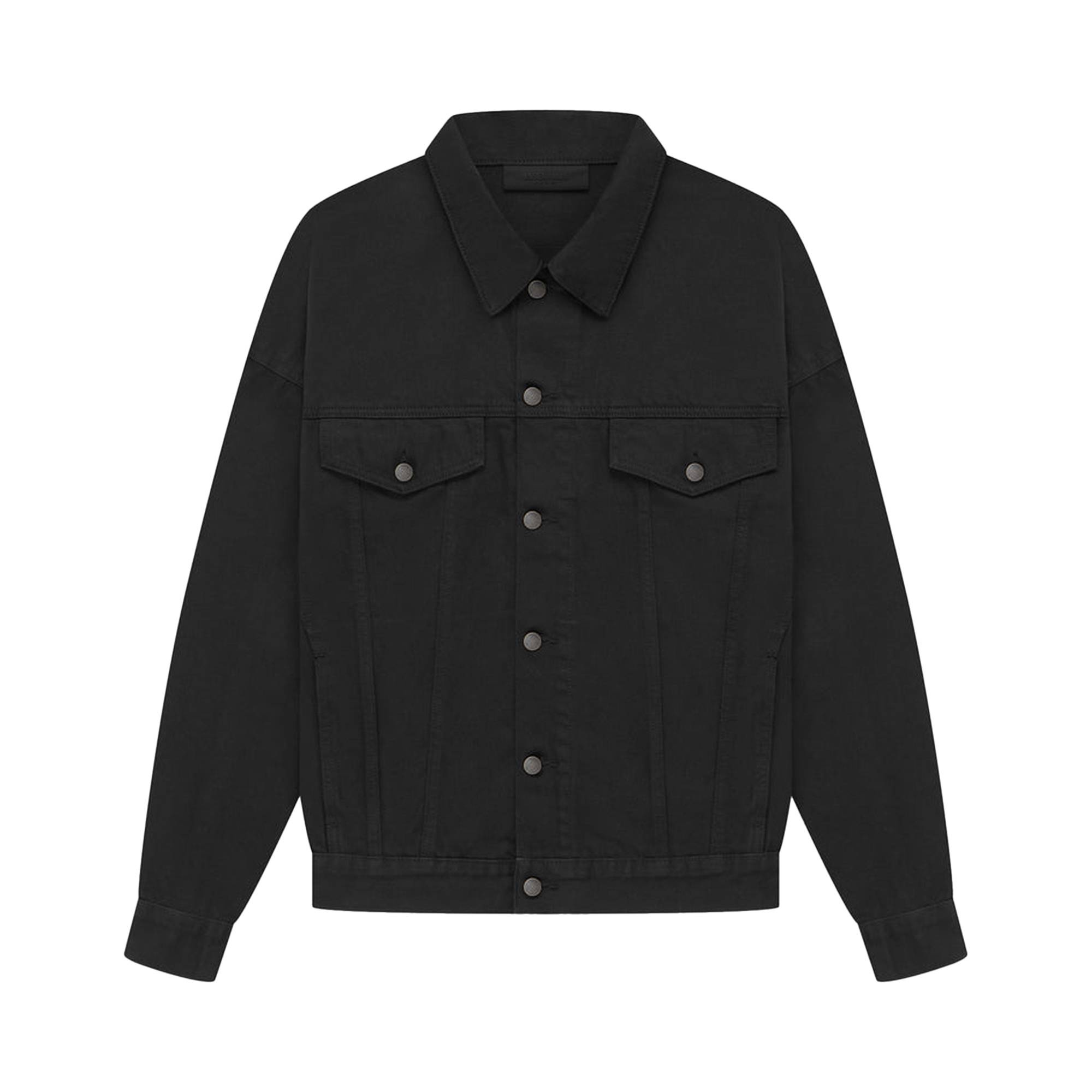 Fear of God Essentials Denim Jacket 'Black' - 1