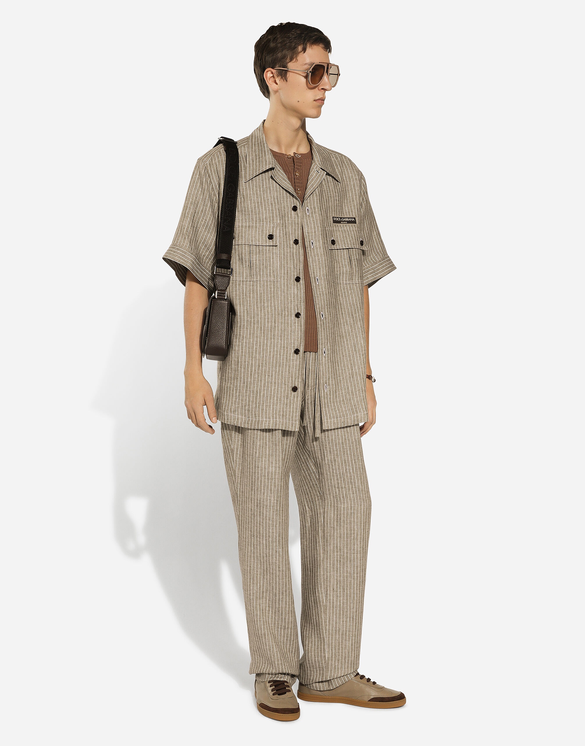 Linen jogging pants - 5