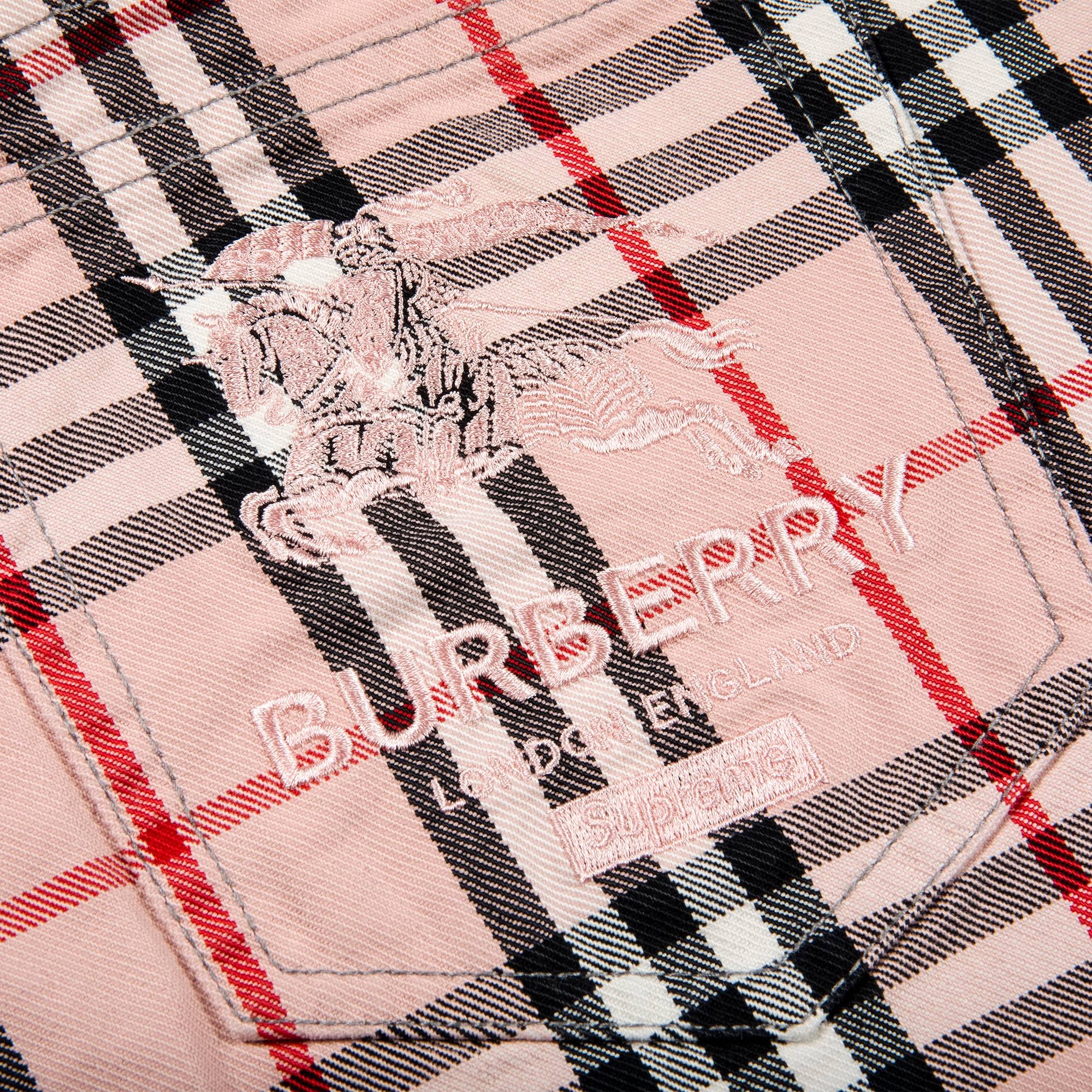 Supreme x Burberry Regular Jean 'Pink' - 3