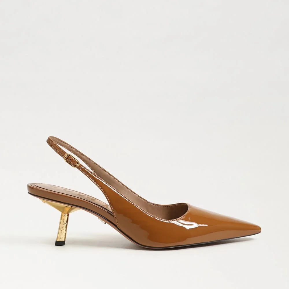 Bianka Gilded Slingback Pump - 1