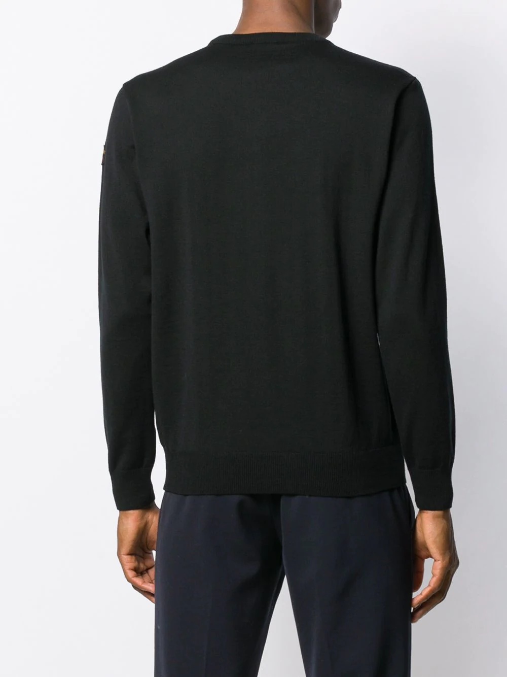 sweatshirt with logo patch - 4