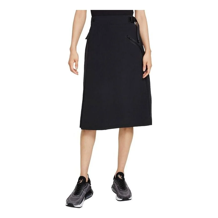 (WMNS) Nike Sportswear Tech Pack Casual Sports Solid Color Breathable A Black DD4619-010 - 1