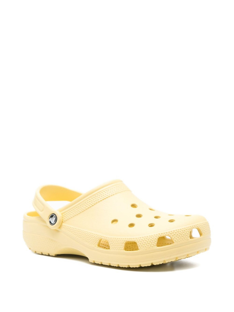 crocs perforated heel-strap slippers outlook