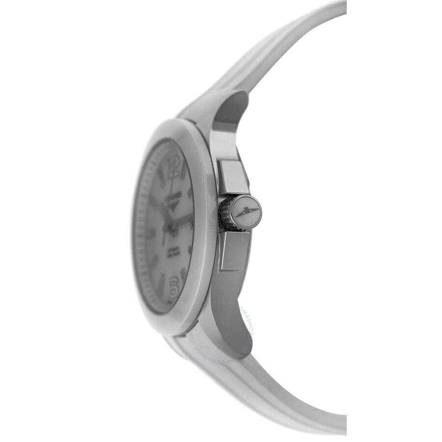 Pre-owned Longines Conquest Quartz White Dial Ladies Watch L3.655.4.86.2 - 2