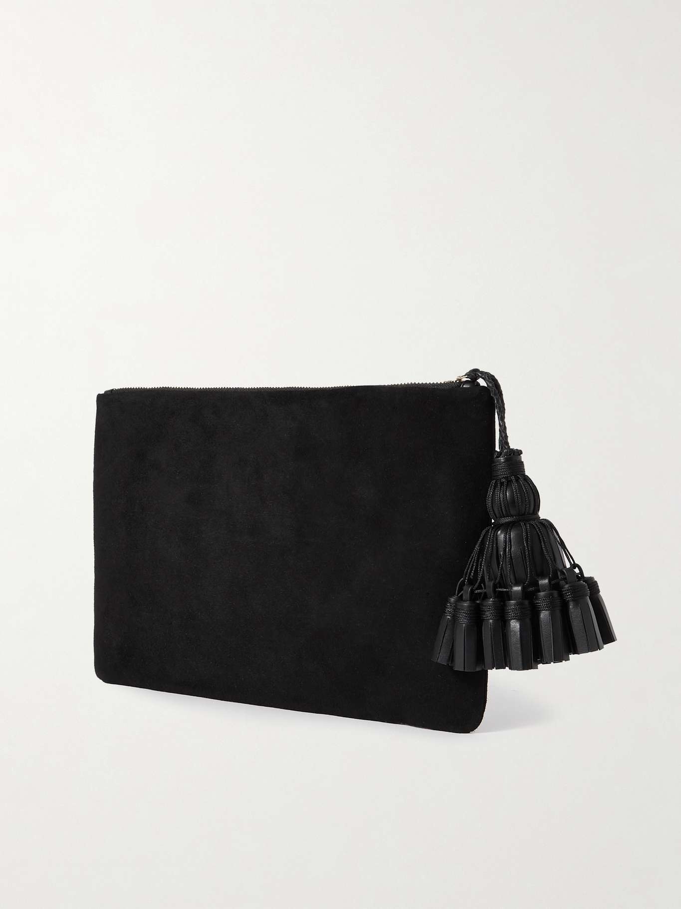 Georgiana tasseled suede clutch - 3