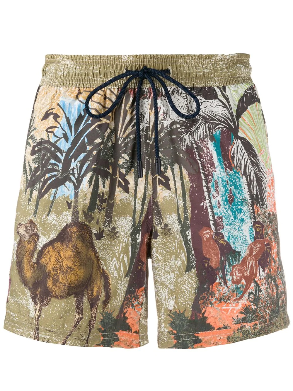 animals print swim shorts - 1