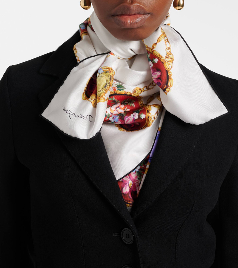 Dolce & Gabbana DG silk scarf outlook