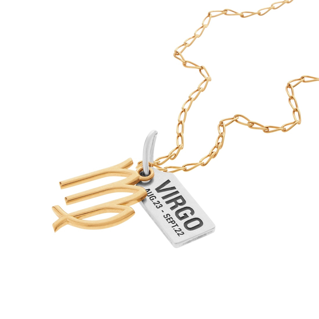 Horoscope Virgo Necklace in Gold/silver - 3