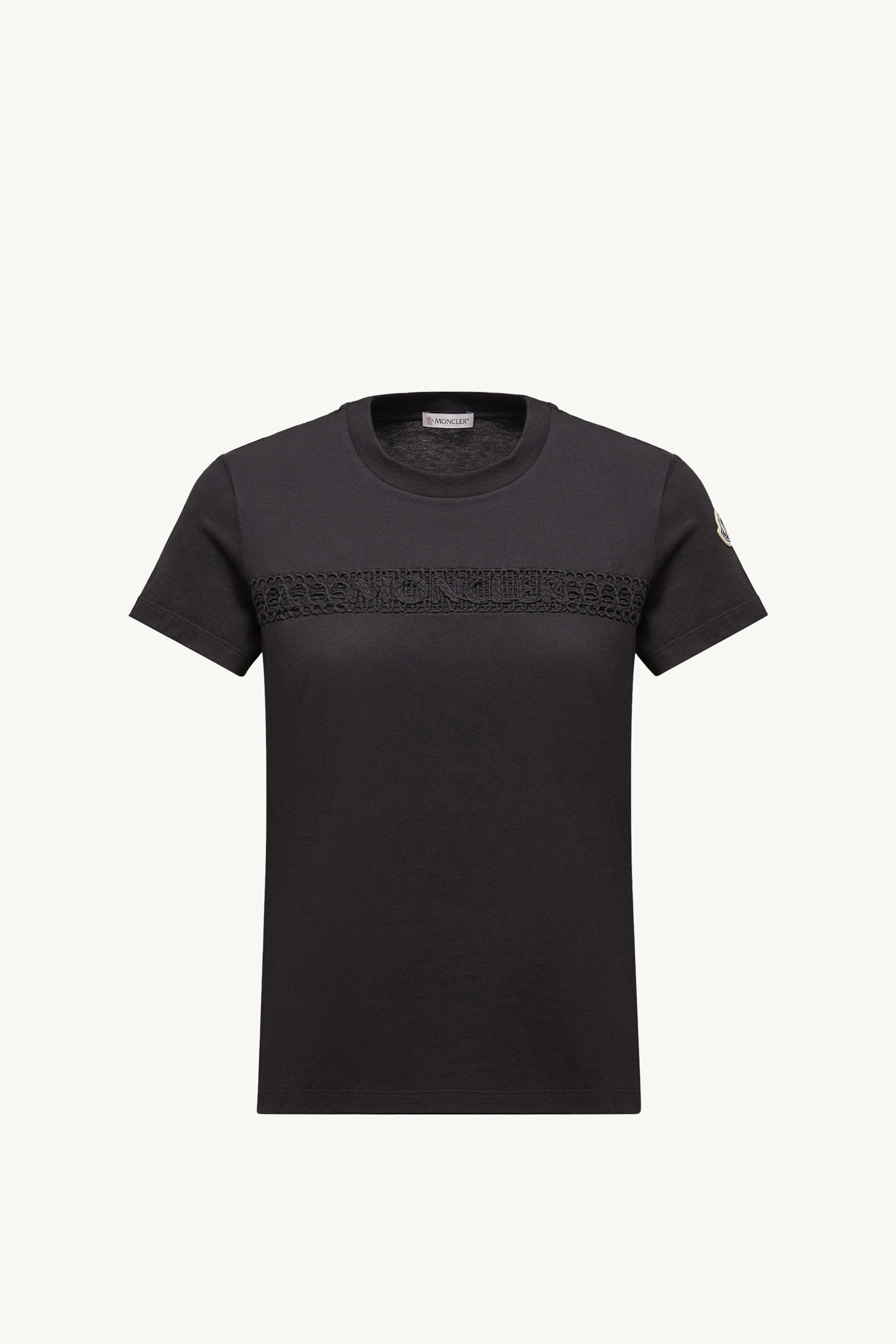 Embroidered Logo Cotton T-Shirt - 1