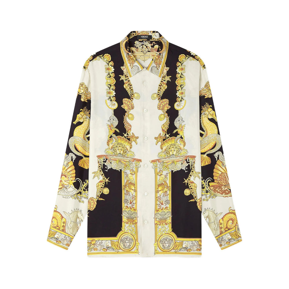 Versace Gold Shirts Men - 1