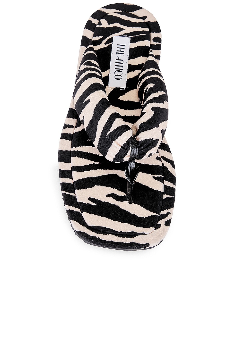 Zebra Printed Indie Flat Thong Sandal - 4