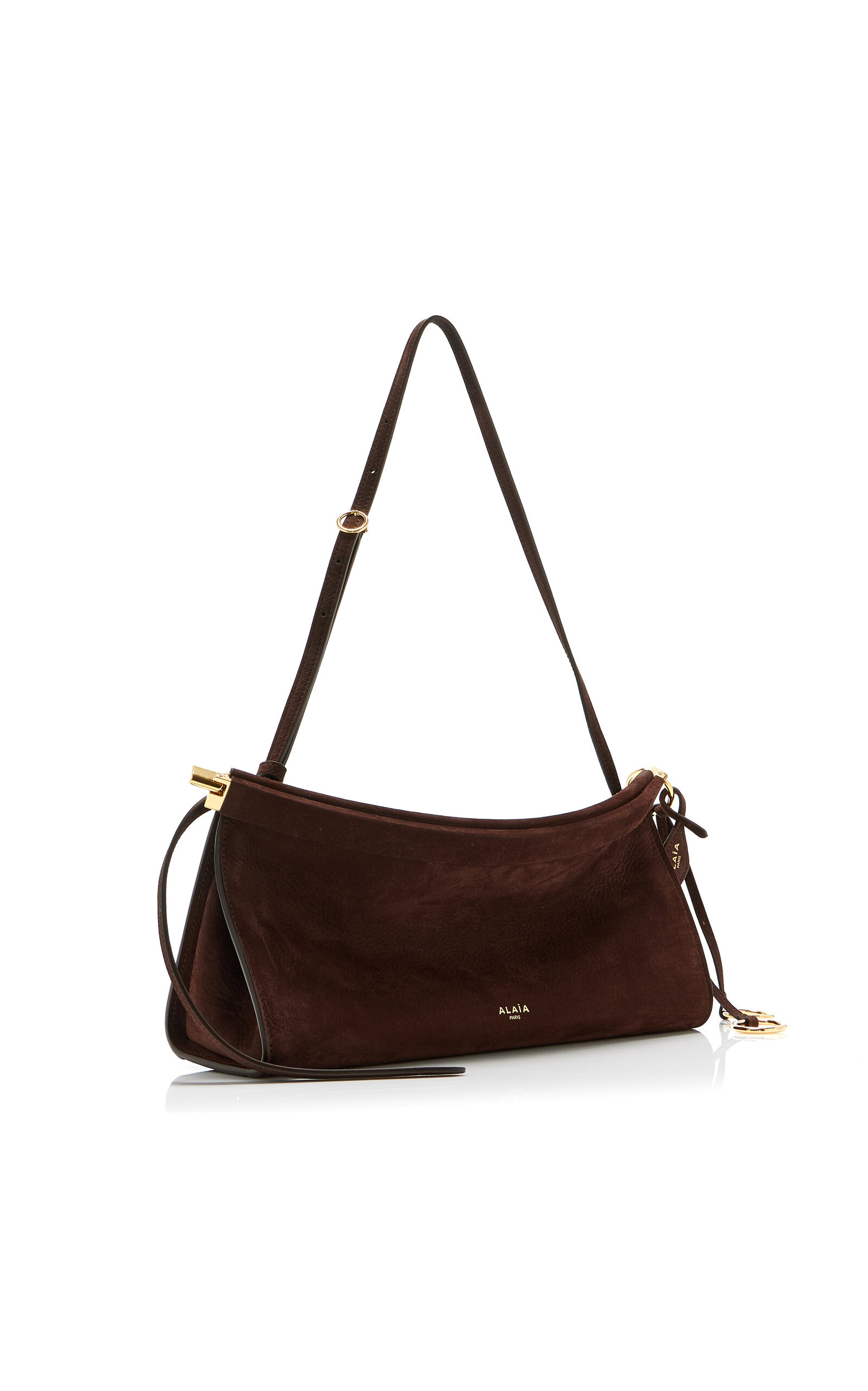Le Click E/W Medium Nubuck Bag brown - 3
