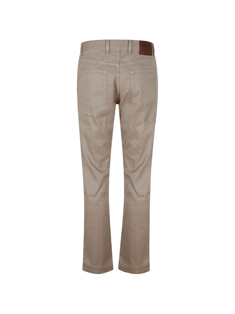ZEGNA logo-patch jeans outlook