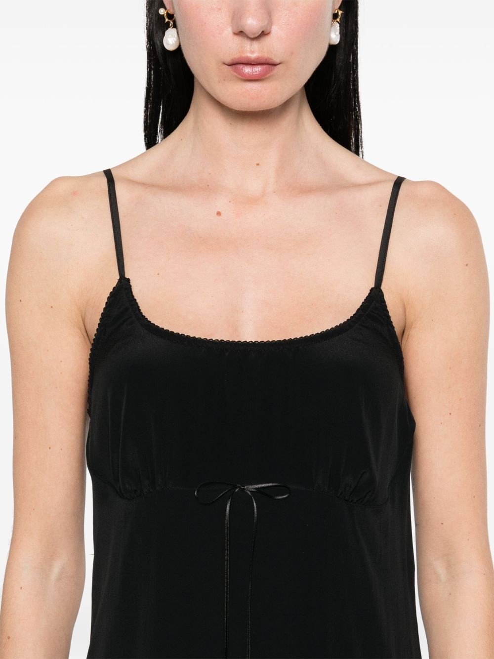 bow slip midi dress - 5