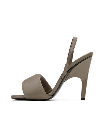 THE ATTICO Gray Rem Heeled Sandals outlook