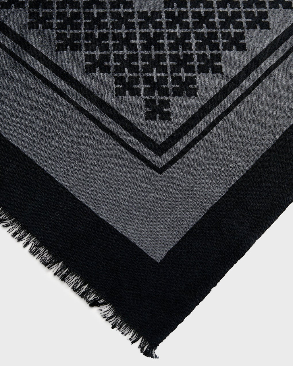 Scarf Wool Julee Charcoal ONESIZE - 2