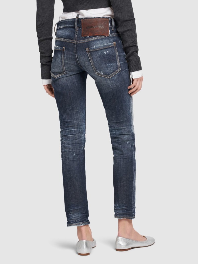 Jennifer low rise denim skinny jeans - 3