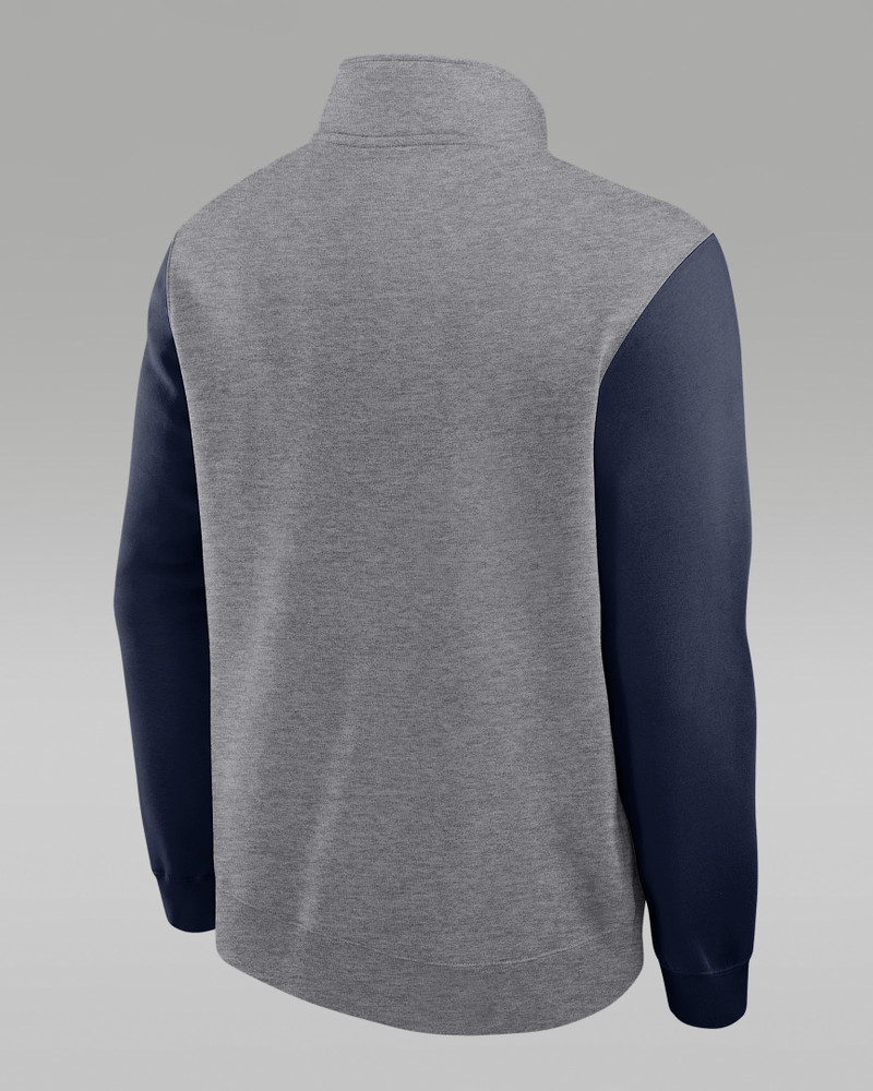 Jordan Michigan Club Men's Jordan Brand College 1/2-Zip Crew outlook