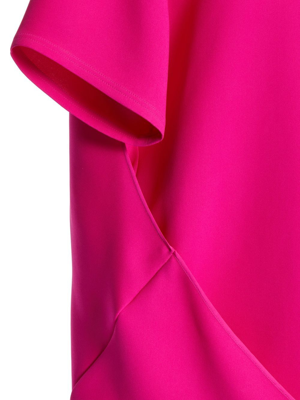 drape-detail asymmetric T-shirt - 4