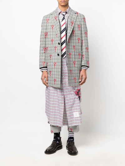 Thom Browne lobster motif cardigan outlook