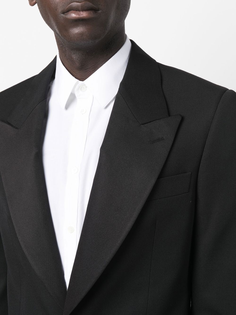 tailored single-breasted suit jacket - 5