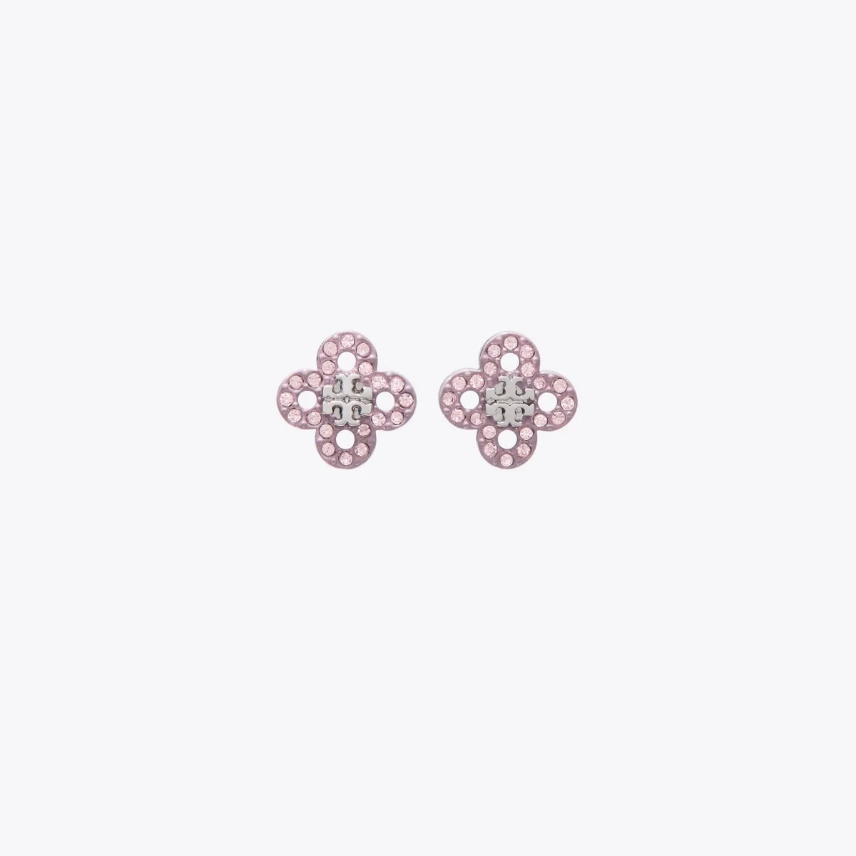 Forget Me Not Clover Stud Earrings - 1