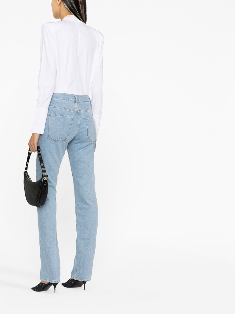 high-rise slim-fit jeans - 3