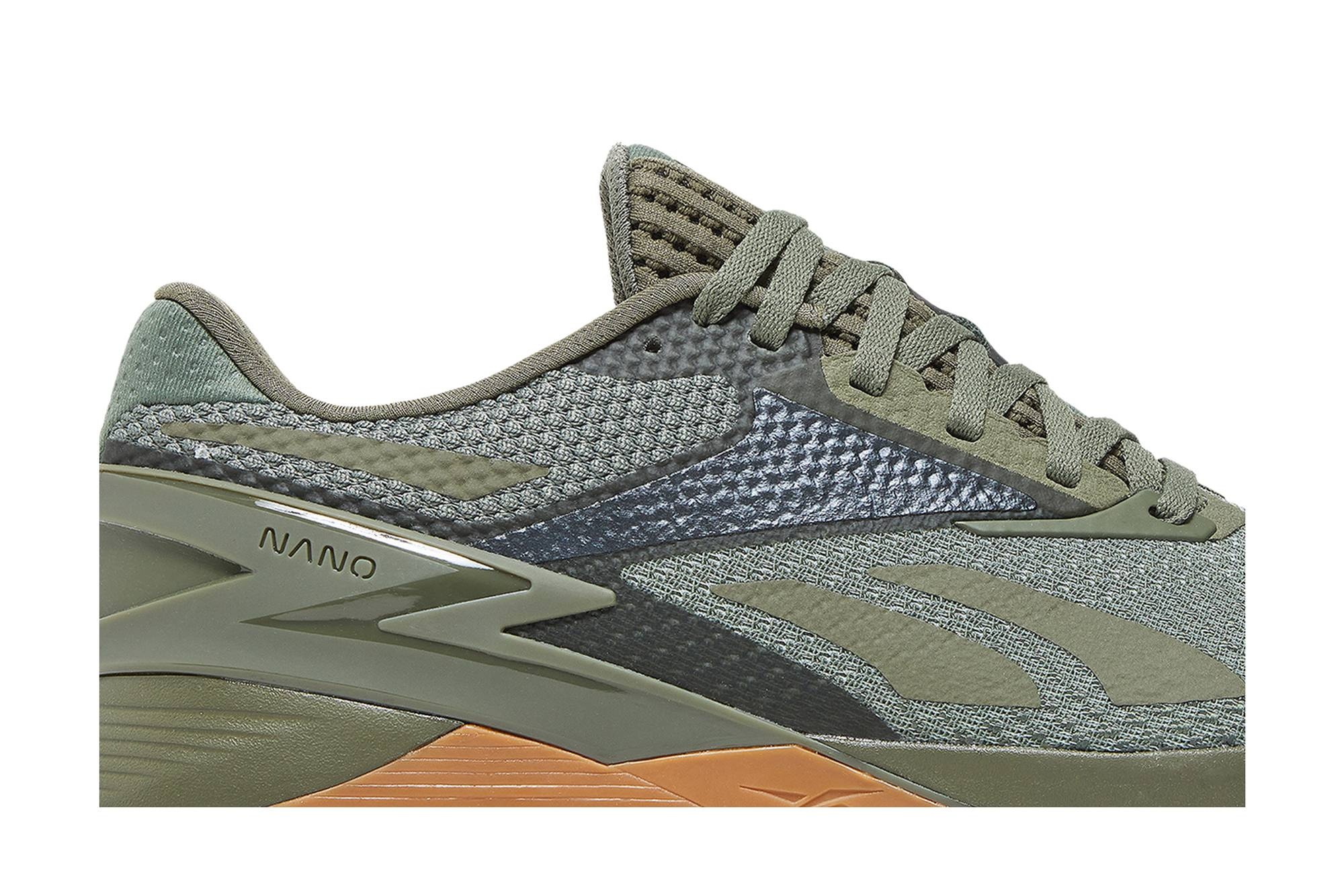 Reebok Nano X3 Hunter Green Gum REVERSIBLE