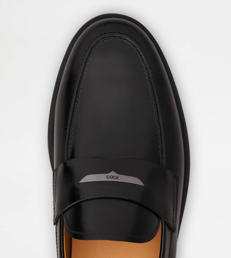 LOAFERS IN LEATHER - BLACK 5