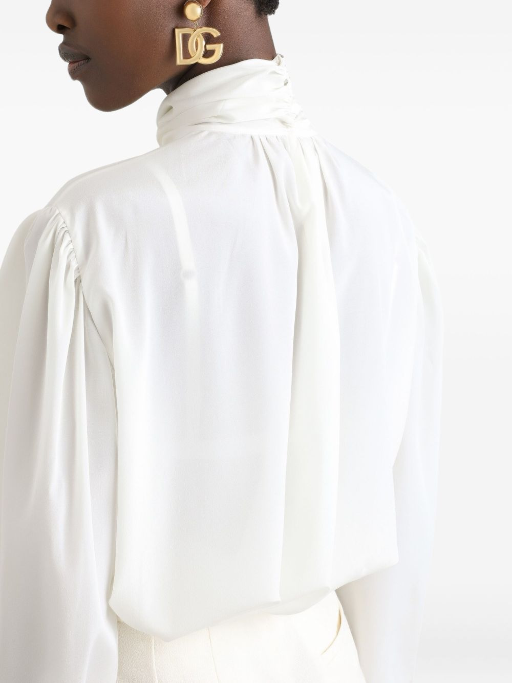 bow-detailed shirt - 5