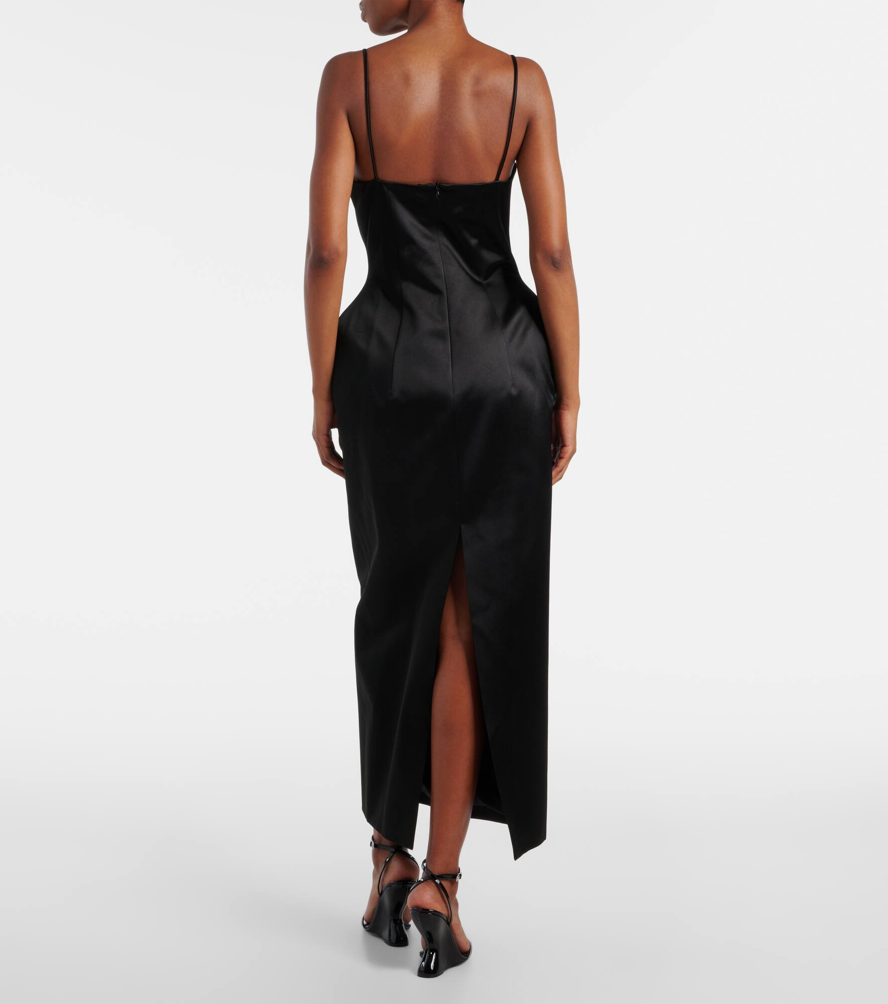 Silk midi dress - 3