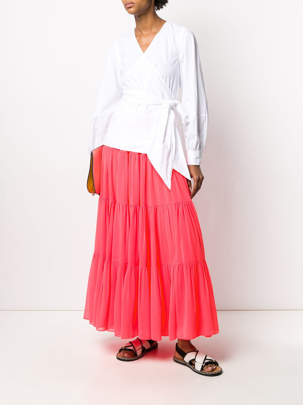 long tiered skirt - 2