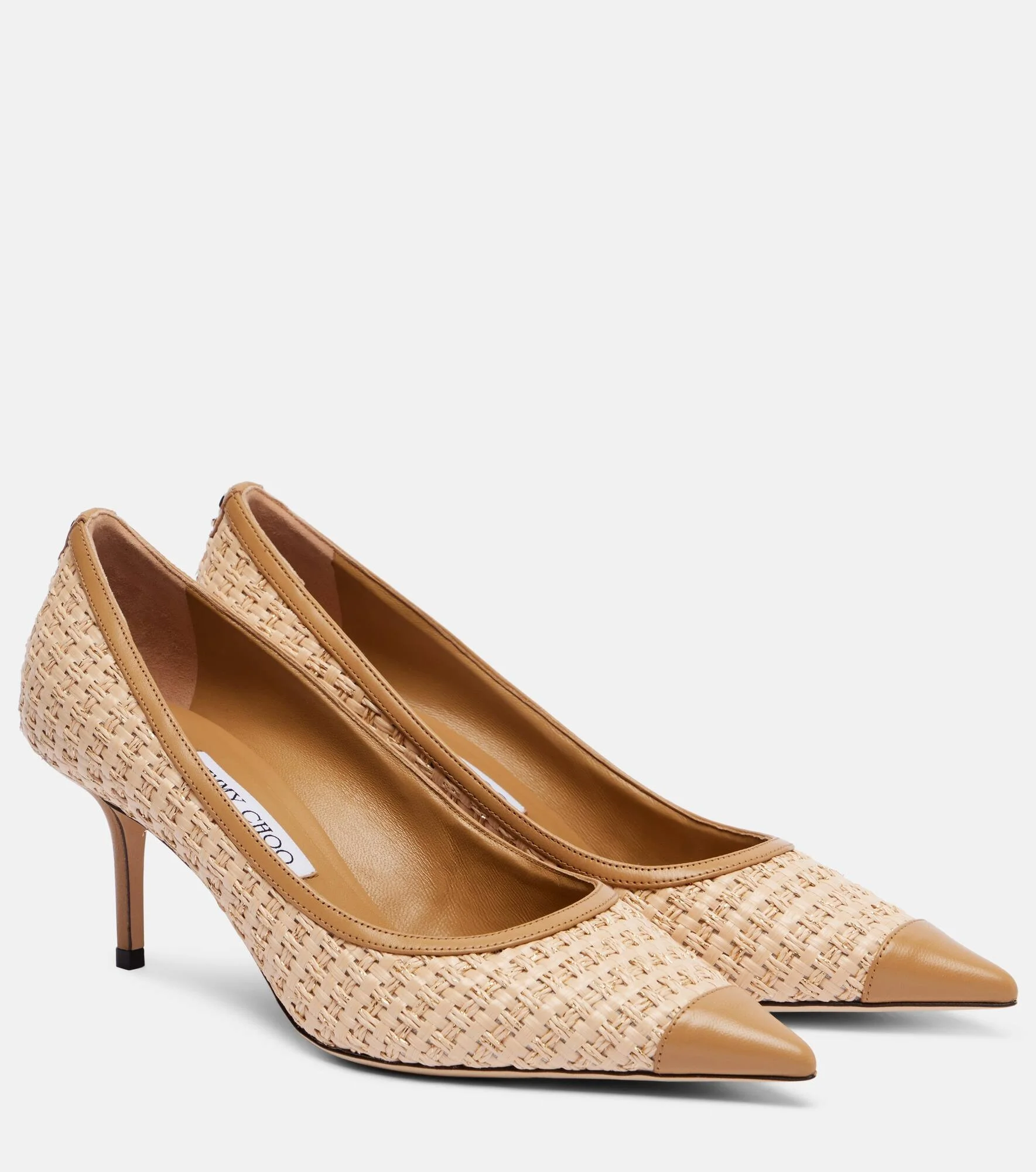 Love 65 raffia-effect pumps - 1