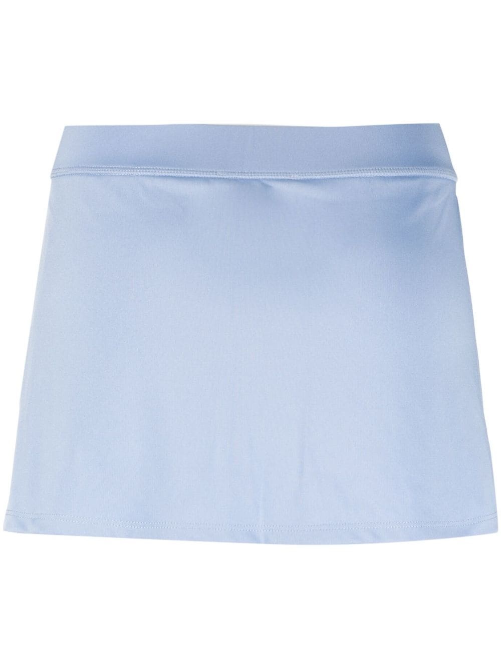 logo-print elasticated-waistband miniskirt - 2