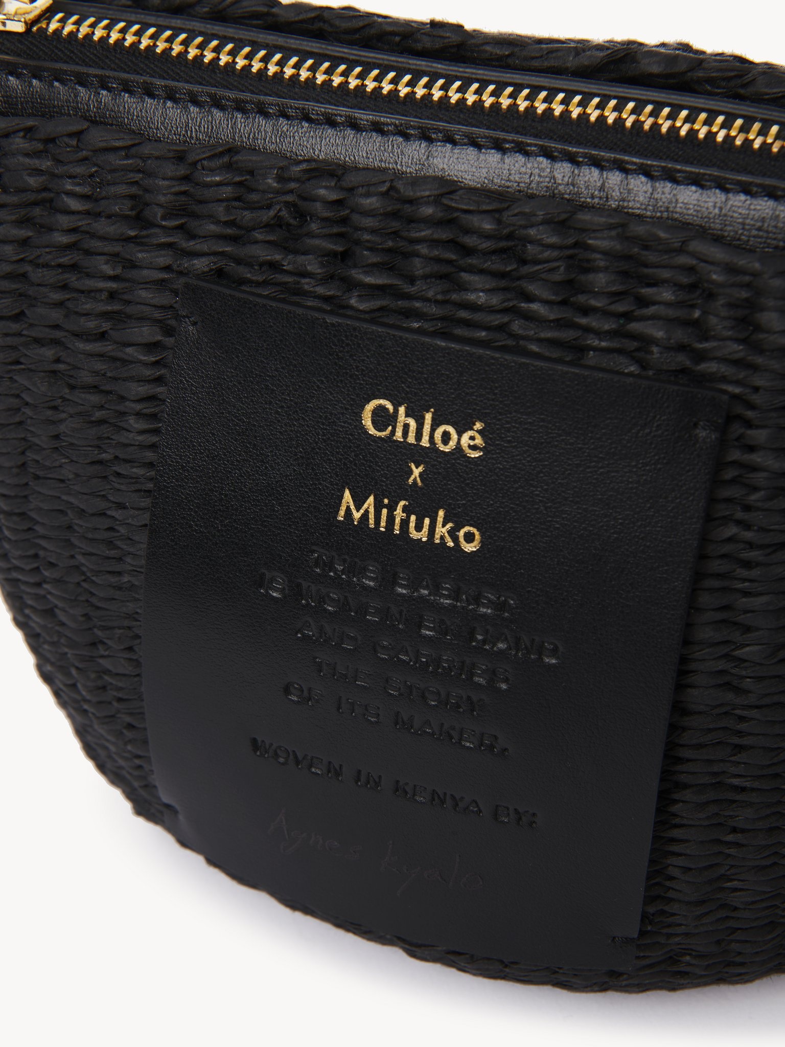 CHLOÉ ZIPPERED MINI BASKET WITH CHAIN - 6