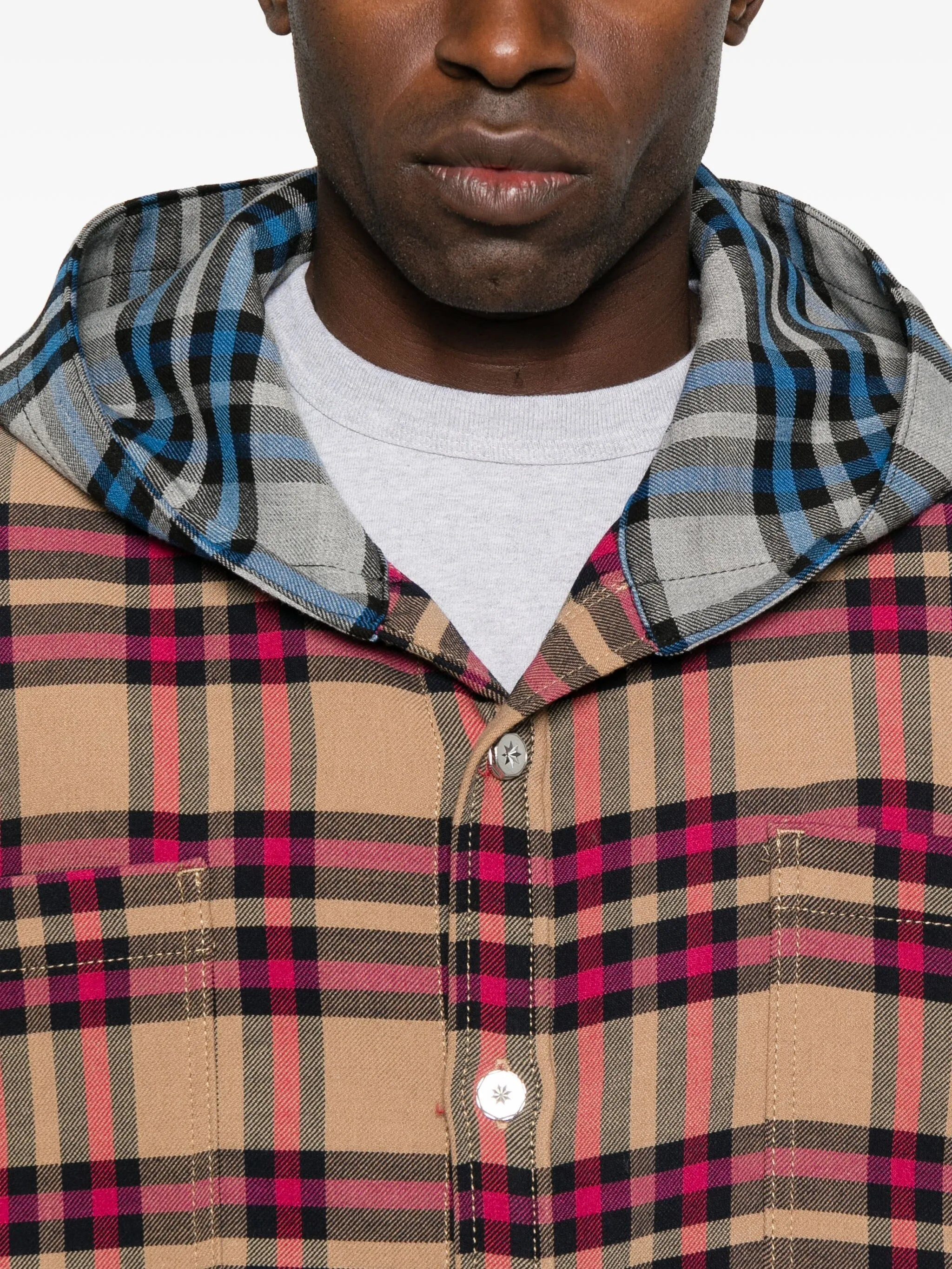 Pdf Patchwork Hooded Jacket - 5