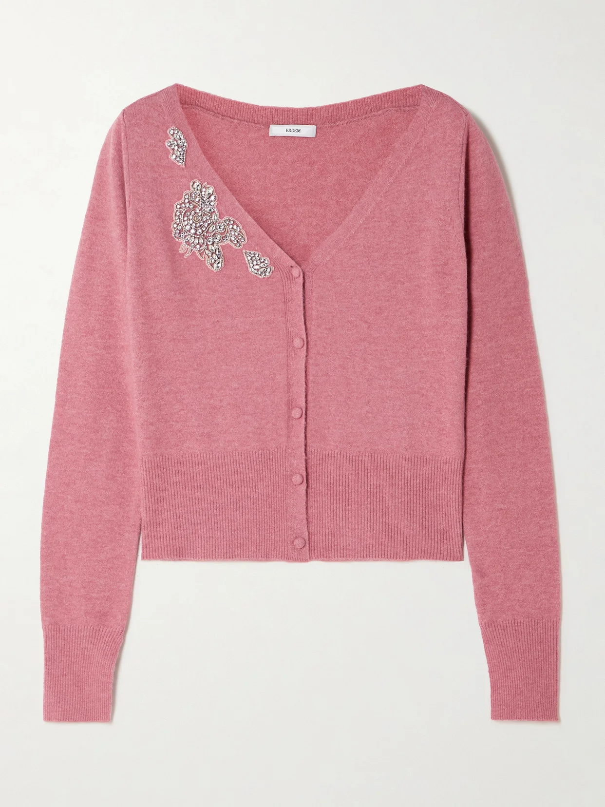 Embellished Knitted Cardigan - 1