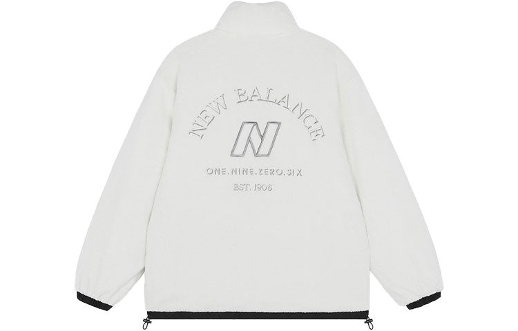 New Balance Logo Print Jacket 'Black White' 5PB43153-BK - 4
