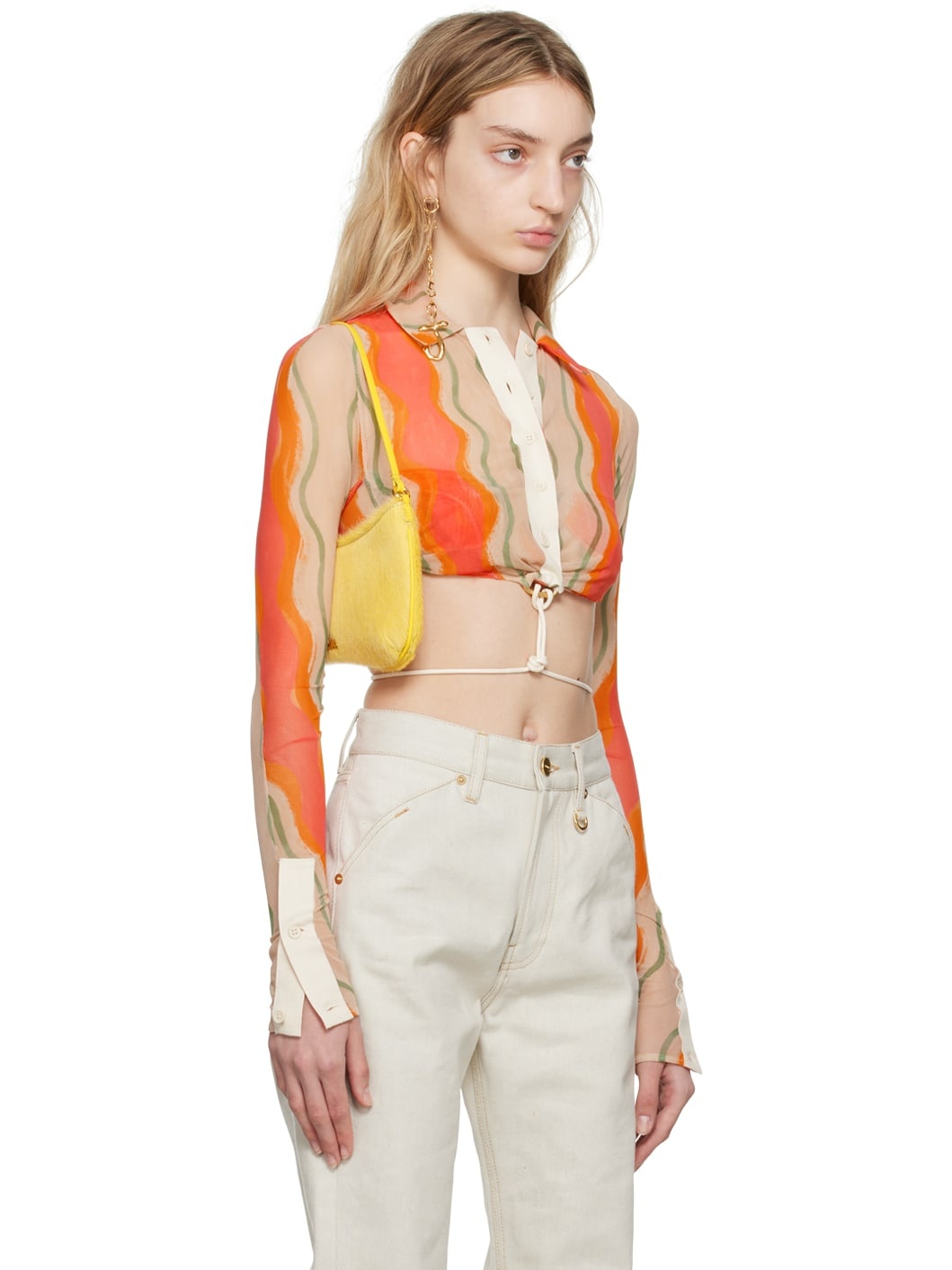 Multicolor Le Raphia 'La Chemise Abaca' Shirt - 2