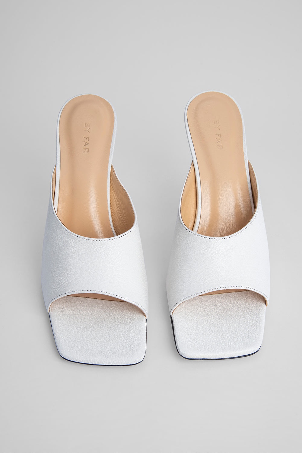 Zaya White Grained Leather - 7
