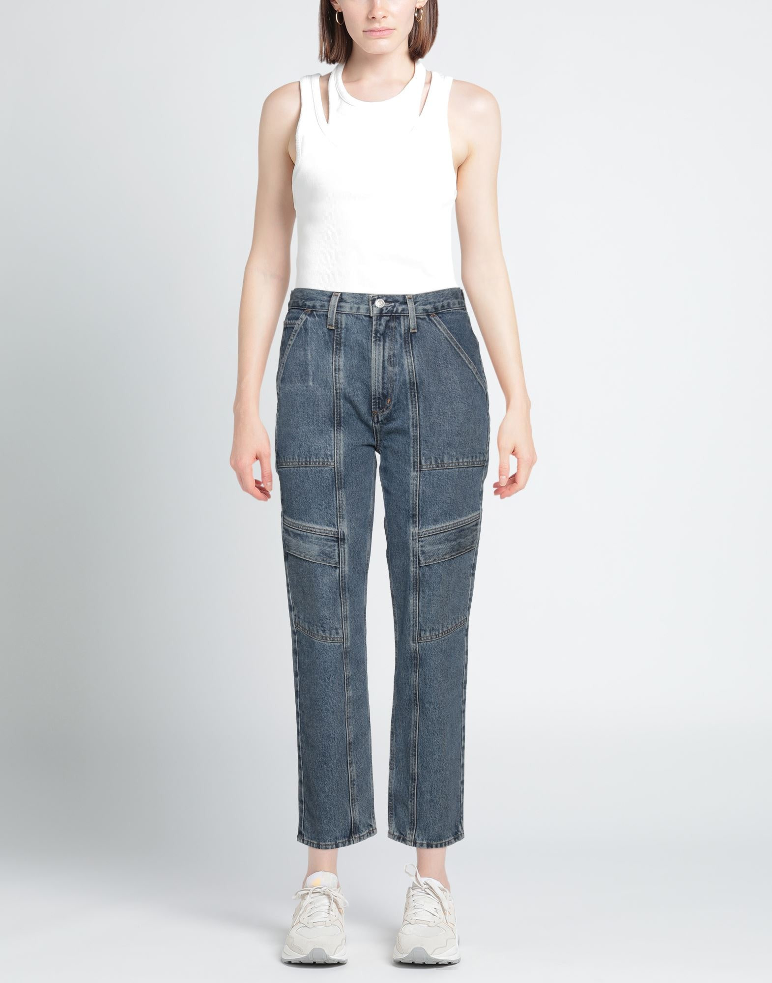 Blue Women's Denim Pants - 2