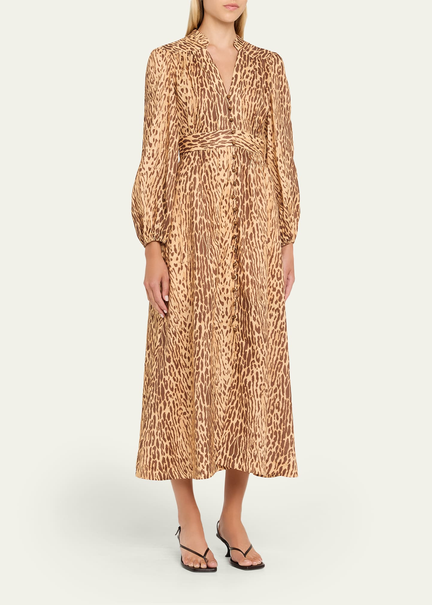 Cascadian Plunge Maxi Dress - 4