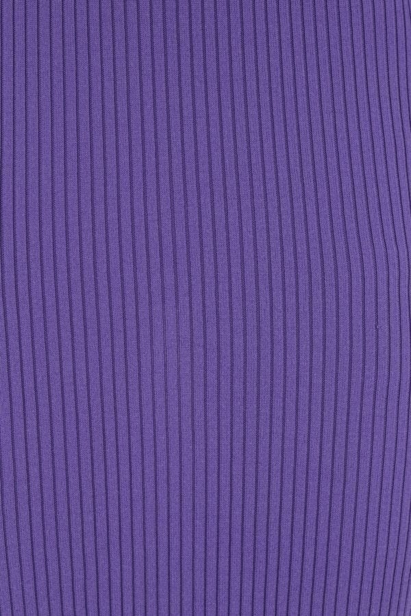 Moschino logo-intarsia jumper dress - Purple