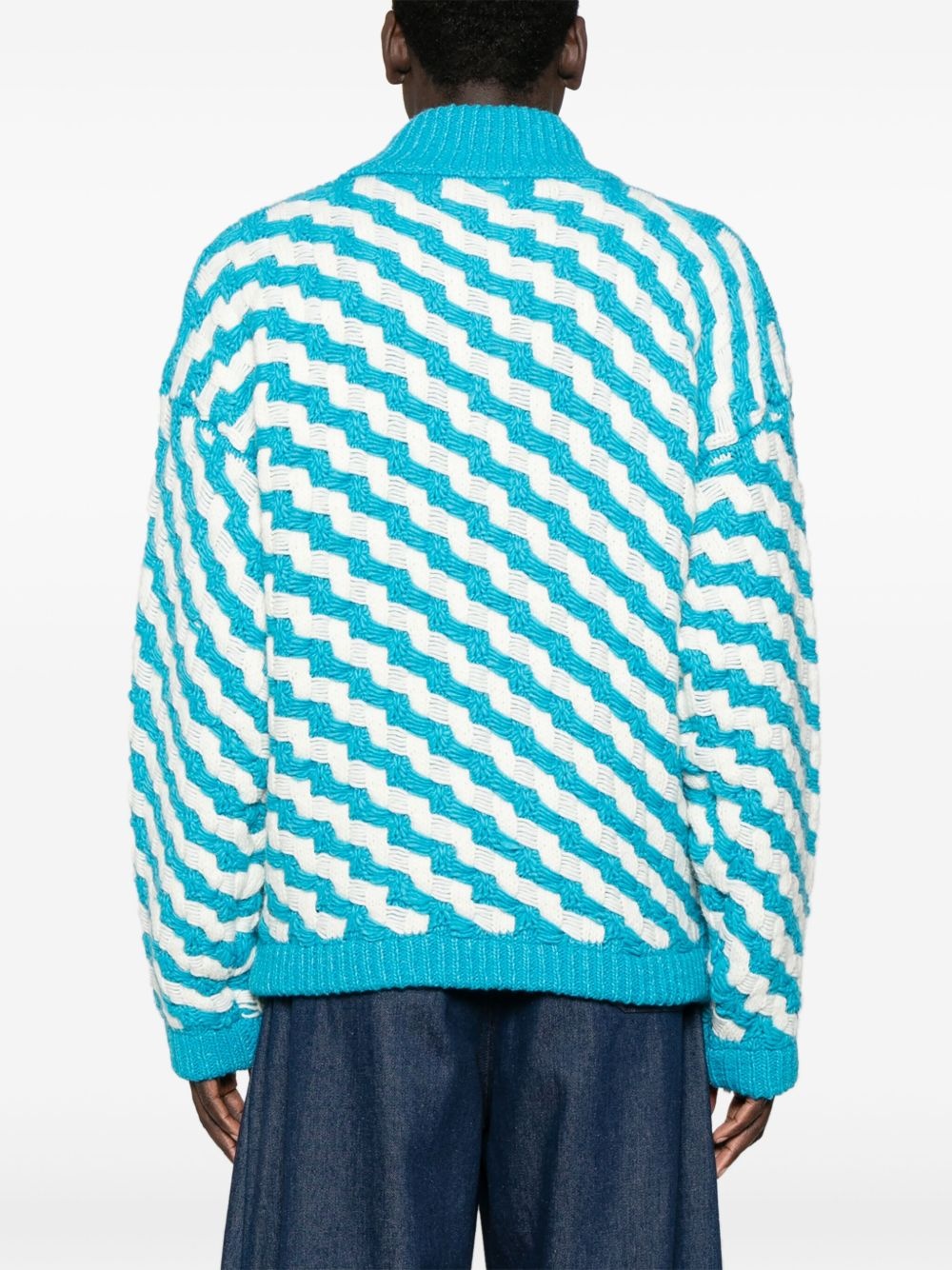 zip-up cardigan - 4