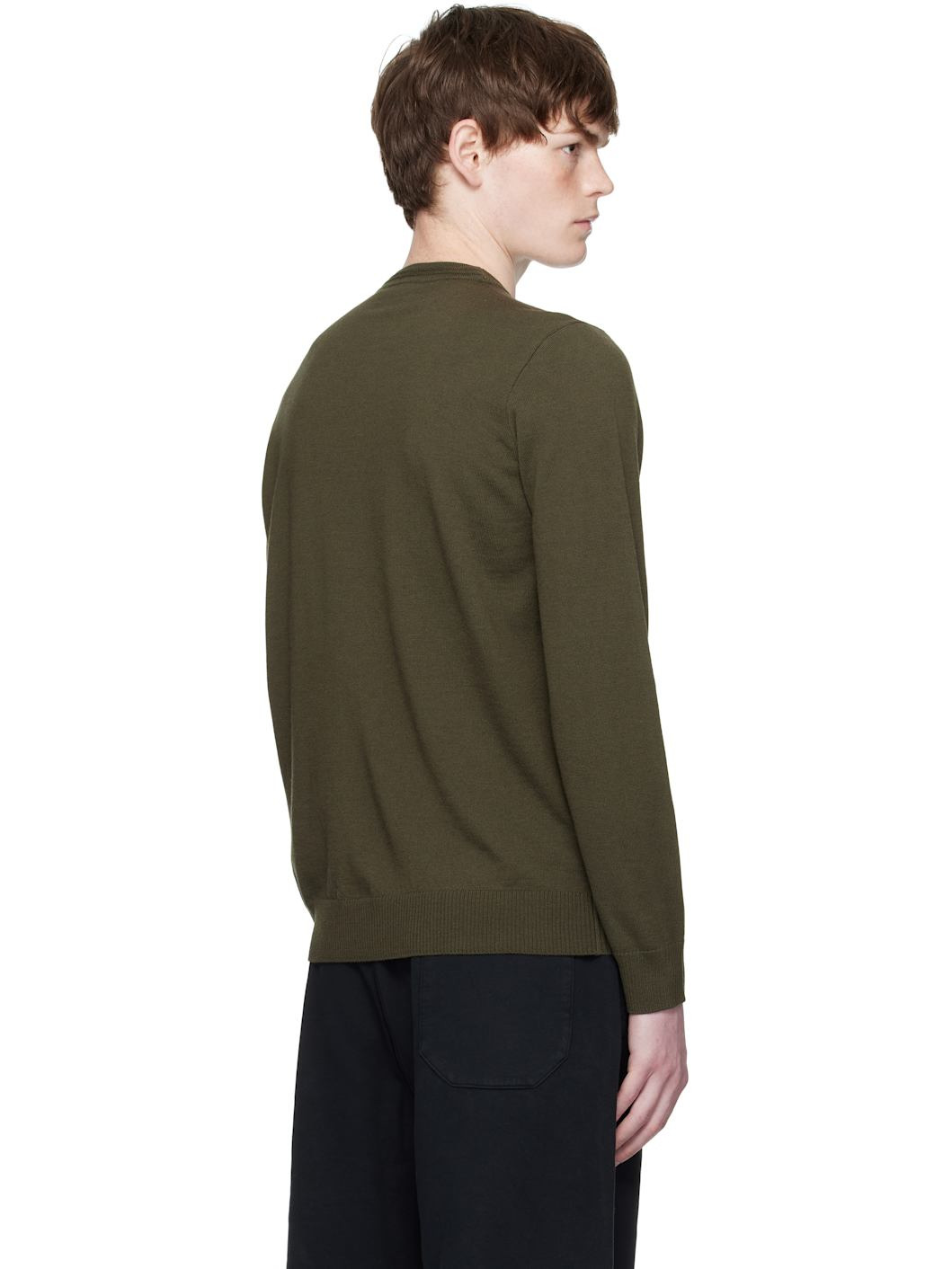 Khaki 5100071 Light RWS Pure Wool Sweater - 3