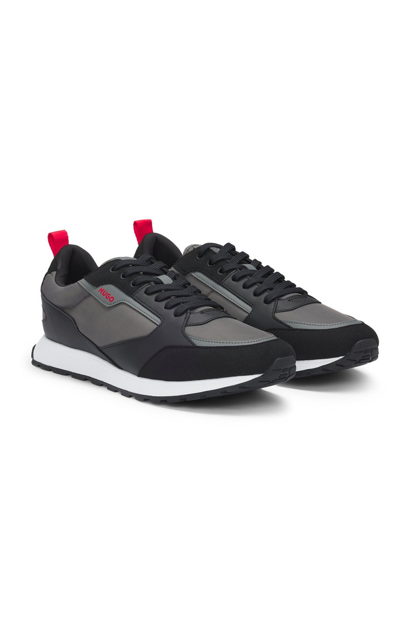 MIXED-MATERIAL TRAINERS WITH BRANDED ACCENTS 2