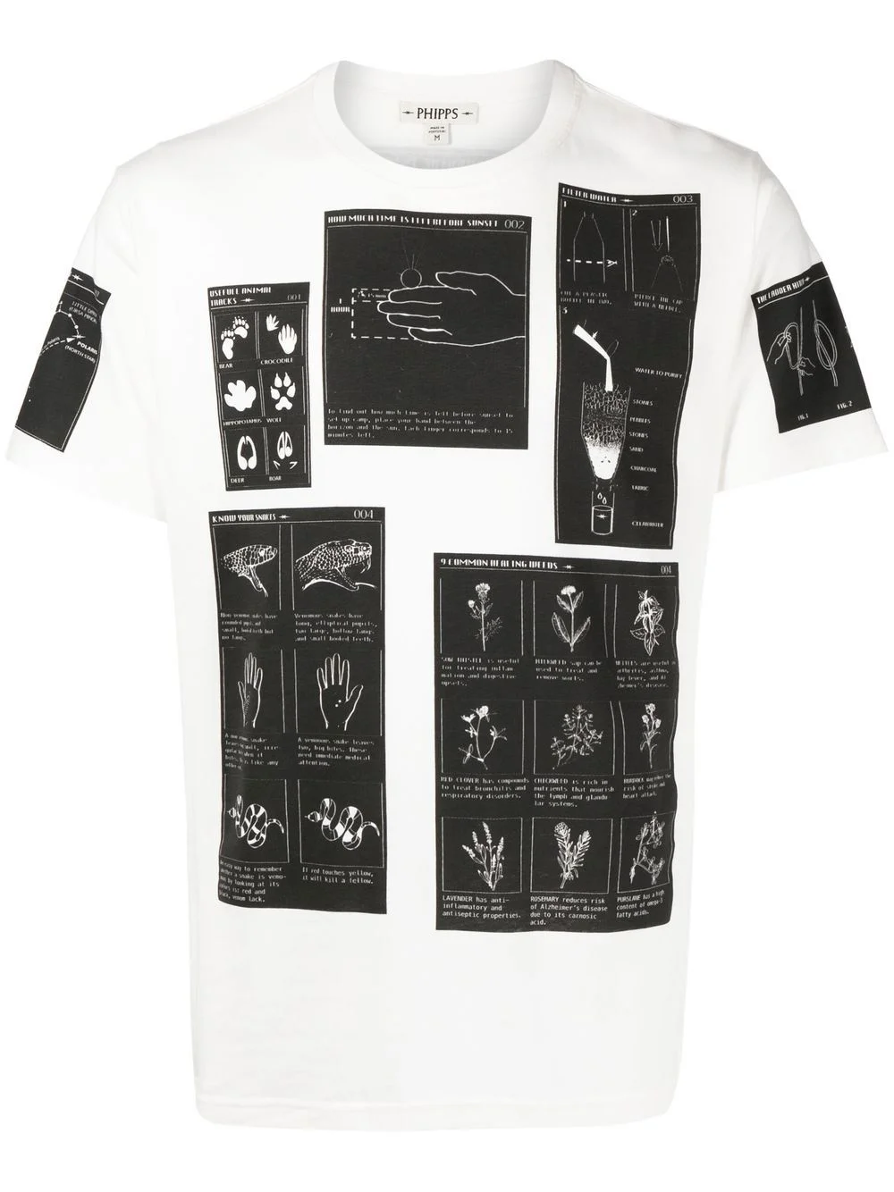 all-over graphic-print T-shirt - 1