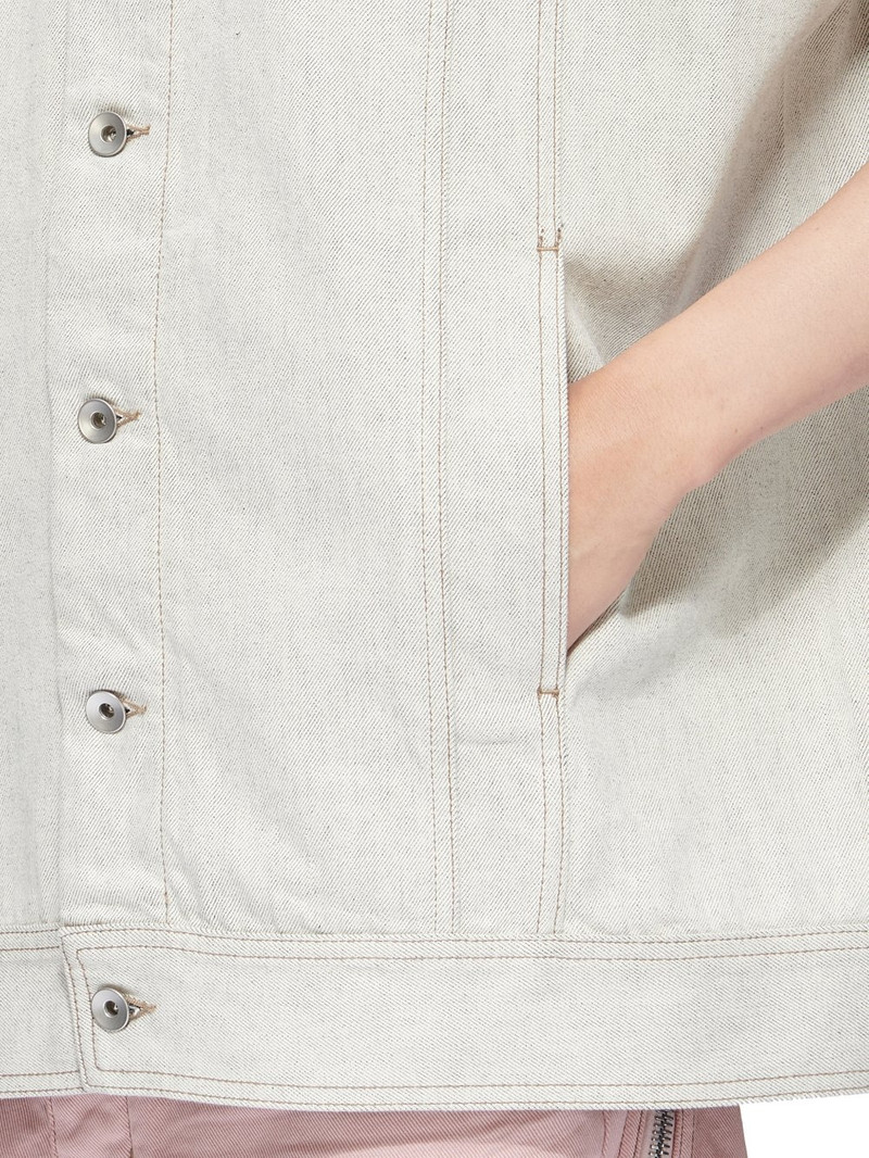 sleeveless cotton denim vest 6