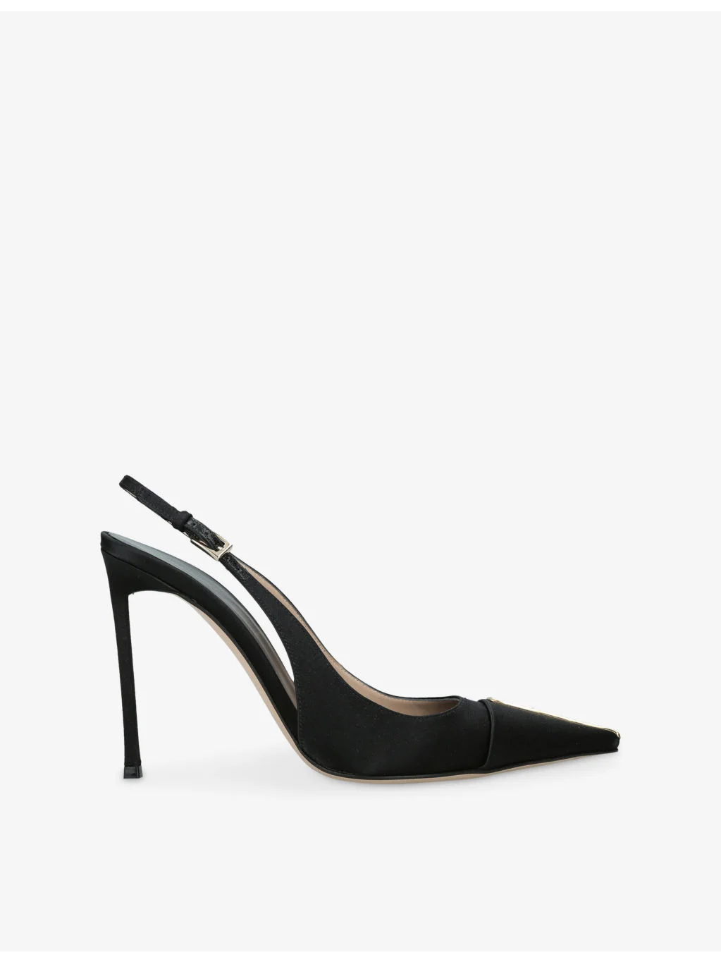 Slingback 105 Crystal Satin Pumps - 1
